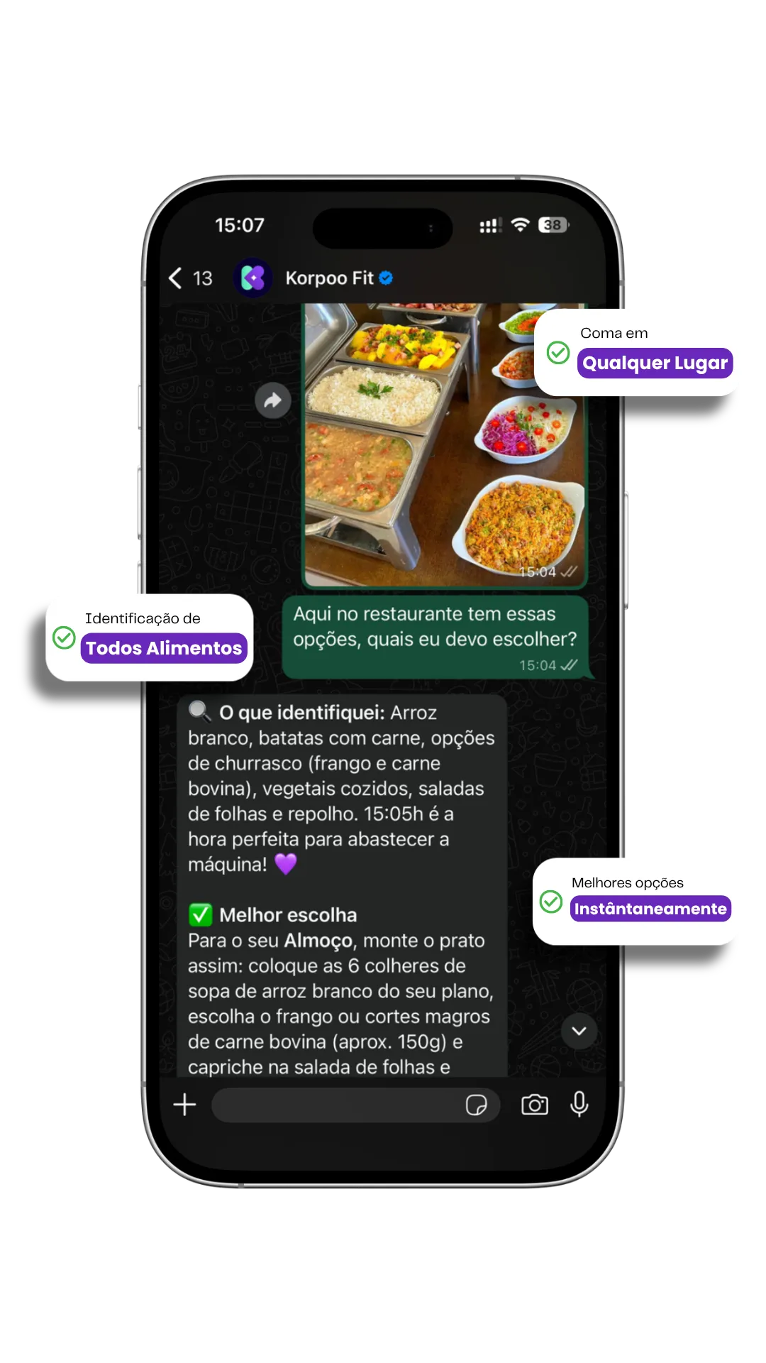 Sua dieta em Qualquer lugar